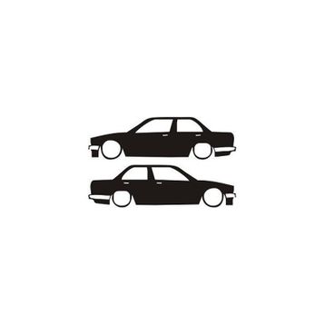Sticker Masters Bmw E-30 Basık Araç Sticker