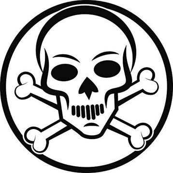 Sticker Masters Bone Skull Sticker