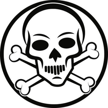 Sticker Masters Bone Skull Sticker