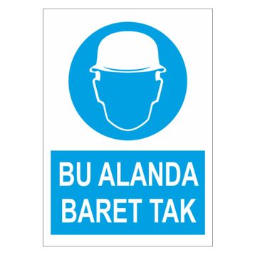 Sticker Masters Bu Alanda Baret Tak Uyarı Levhası Sticker