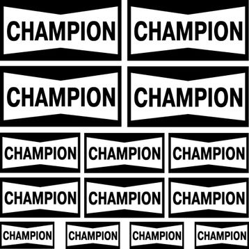 Sticker Masters Champion Sponsor Set Sticker