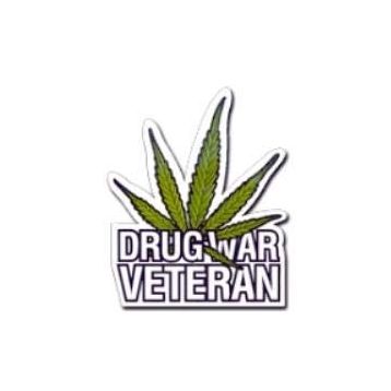 Sticker Masters Drug War Veteran Sticker