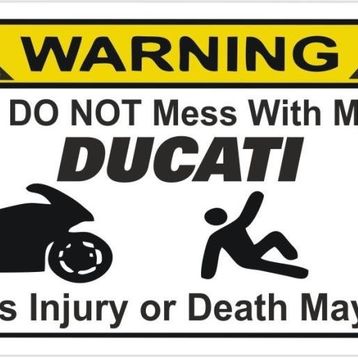 Sticker Masters Ducatime Dokunma Sticker