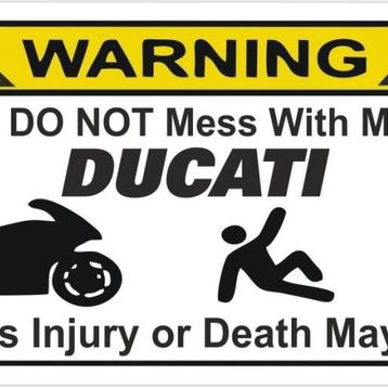 Sticker Masters Ducatime Dokunma Sticker