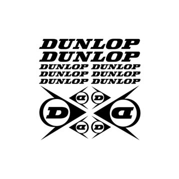 Sticker Masters Dunlop Sponsor Siyah Sticker Set