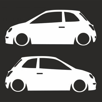 Sticker Masters Fiat 500 Basık Araç Sticker