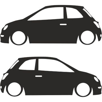 Sticker Masters Fiat 500 Basık Araç Sticker