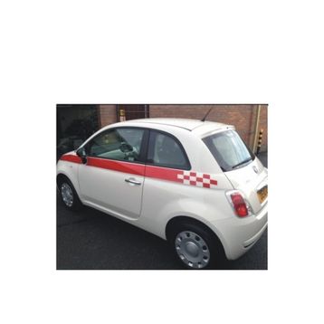 Sticker Masters Fiat 500 Yan Şerit Sticker