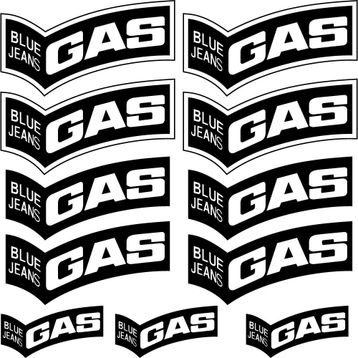 Sticker Masters Gas Sponsor Set Sticker