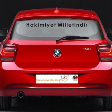 Sticker Masters Hakimiyet Milletindir Sticker