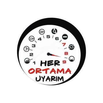 Sticker Masters Her Ortama Uyarım Sticker