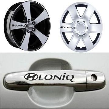 Sticker Masters Hyundai Loniq Kapı Kolu Jant Sticker