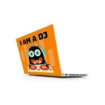 Sticker Masters I Am A Dj Laptop Duvar Stickerı
