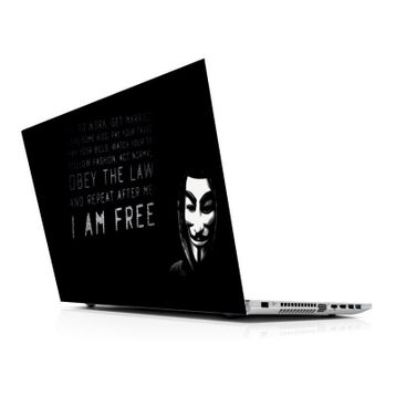 Sticker Masters I Am Free Laptop Duvar Stickerı