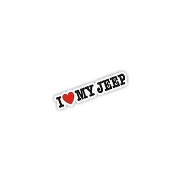Sticker Masters I Love My Jeep Sticker