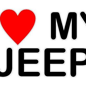 Sticker Masters I Love My Jeep Sticker