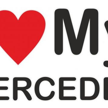Sticker Masters I Love My Mercedes Sticker