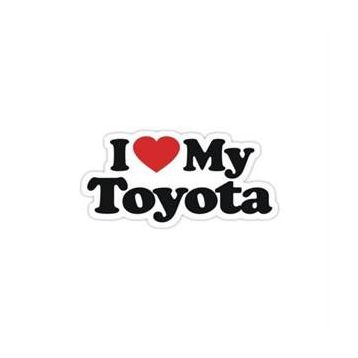 Sticker Masters I Love My Toyota Sticker