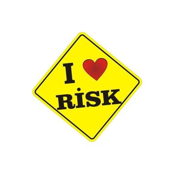 Sticker Masters I Love Risk Sticker