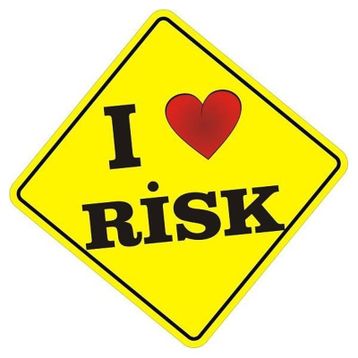 Sticker Masters I Love Risk Sticker