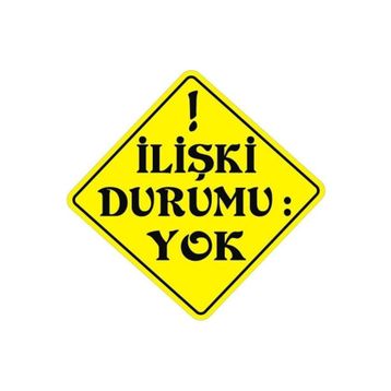 Sticker Masters İlişki Durumu Yok Sticker