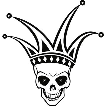 Sticker Masters Joker Skull Sticker