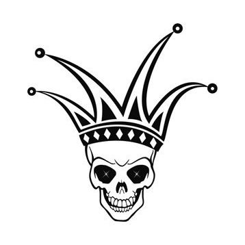 Sticker Masters Joker Skull Sticker