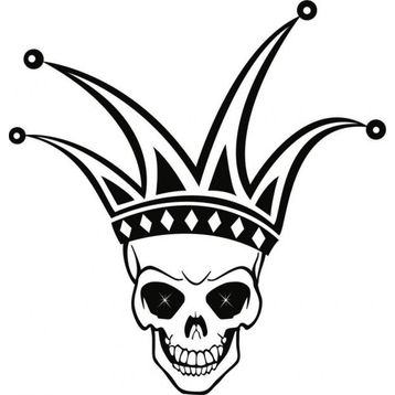 Sticker Masters Joker Skull Sticker