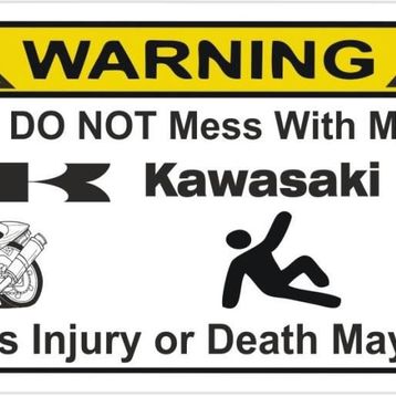 Sticker Masters Kawasakime Dokunma Sticker