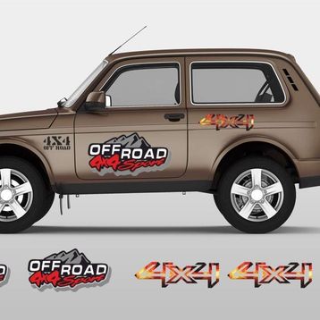 Sticker Masters Lada Niva Set-4 Sticker