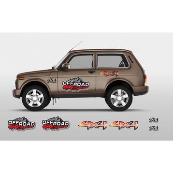 Sticker Masters Lada Niva Set-4 Sticker
