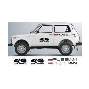 Sticker Masters Lada Niva Set-6 Sticker