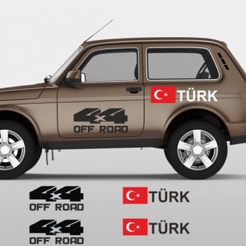 Sticker Masters Lada Niva Set-6 Sticker