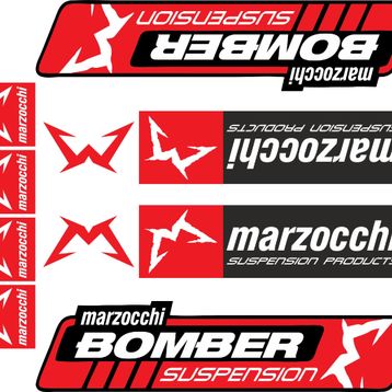 Sticker Masters Marzocchi Bomber Bisiklet Sticker