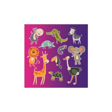 Sticker Masters Neşeli Hayvanlar Çocuk Odası Sticker