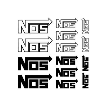 Sticker Masters Nos Sponsor Set Sticker
