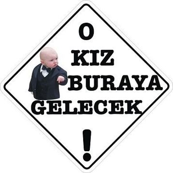 Sticker Masters O Kız Buraya Gelecek Sticker