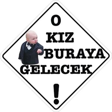Sticker Masters O Kız Buraya Gelecek Sticker