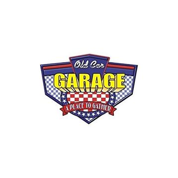 Sticker Masters Old Car Garage Sticker