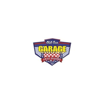 Sticker Masters Old Car Garage Sticker