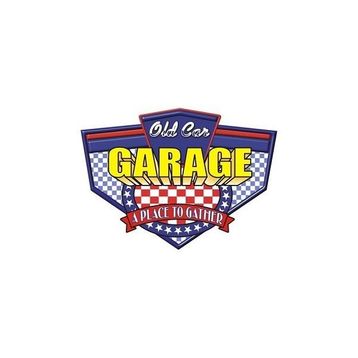 Sticker Masters Old Car Garage Sticker