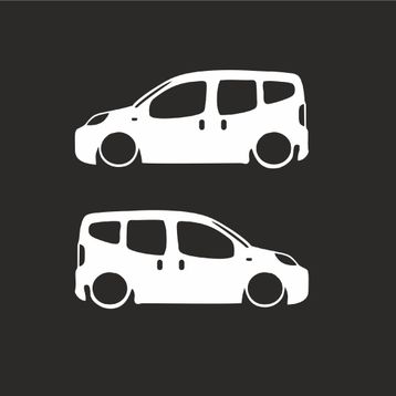 Sticker Masters Peugeot Bipper Basık Araç Sticker