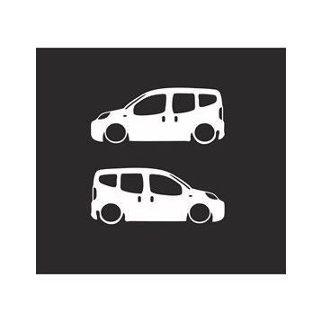 Sticker Masters Peugeot Bipper Basık Araç Sticker
