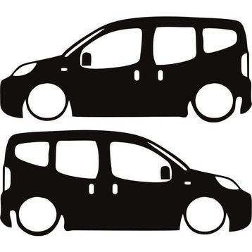 Sticker Masters Peugeot Bipper Basık Araç Sticker