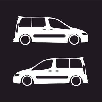 Sticker Masters Peugeot Partner Basık Sticker