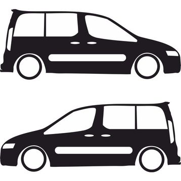 Sticker Masters Peugeot Partner Basık Sticker