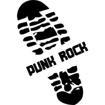 Sticker Masters Punk Rock Foot Sticker