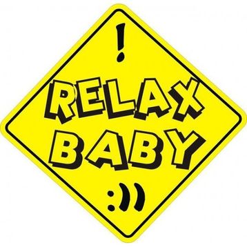 Sticker Masters Relax Baby Sticker