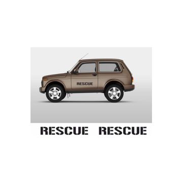 Sticker Masters Rescue Jeep Sticker