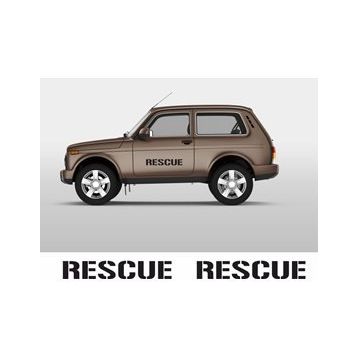Sticker Masters Rescue Jeep Sticker